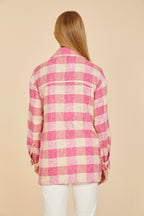 Sequin Plaid Shirt
