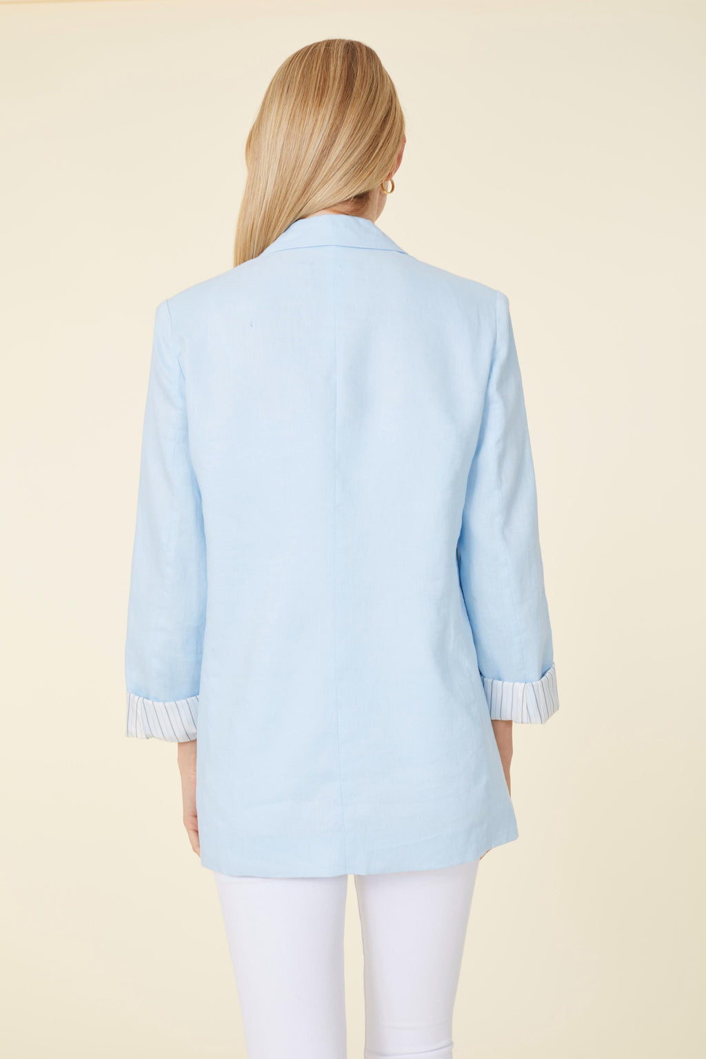 Oversized Linen Blazer