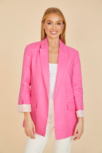 Oversized Linen Blazer