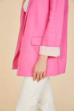 Oversized Linen Blazer