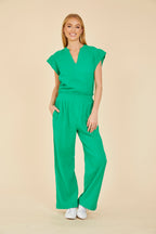 Flutter Sleeve Gauze Top