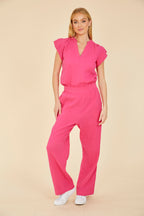 Wide Leg Gauze Pants