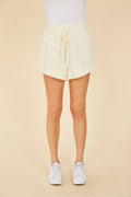 Drawstring Gauze Shorts