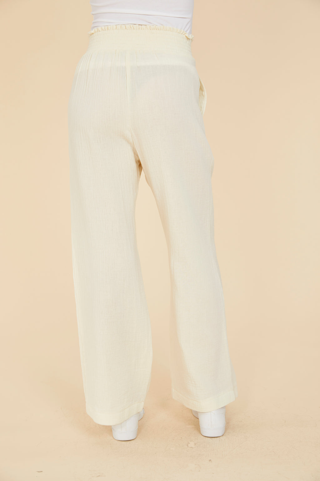 Wide Leg Gauze Pants