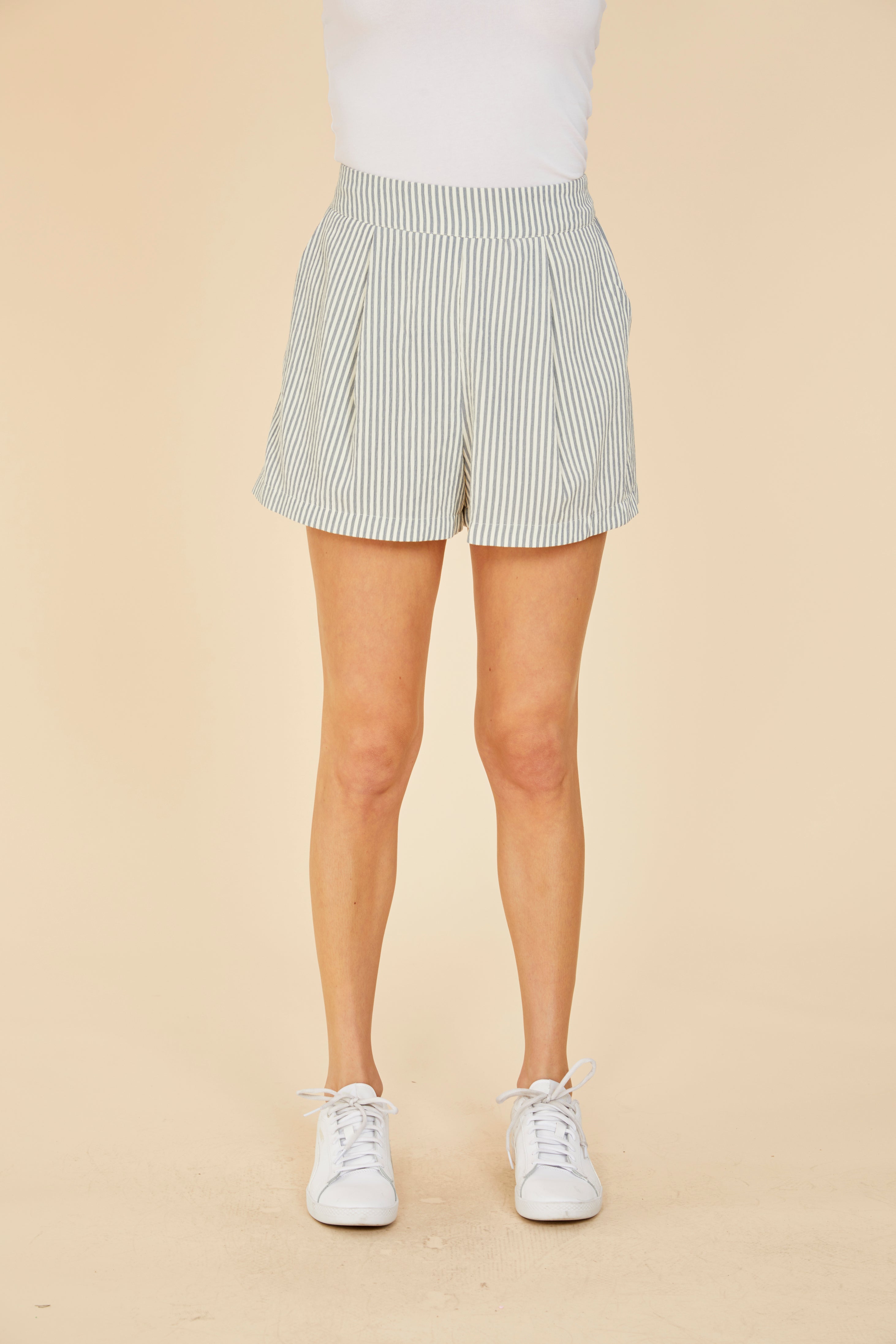 Striped Seer Sucker Shorts – Dolce Cabo