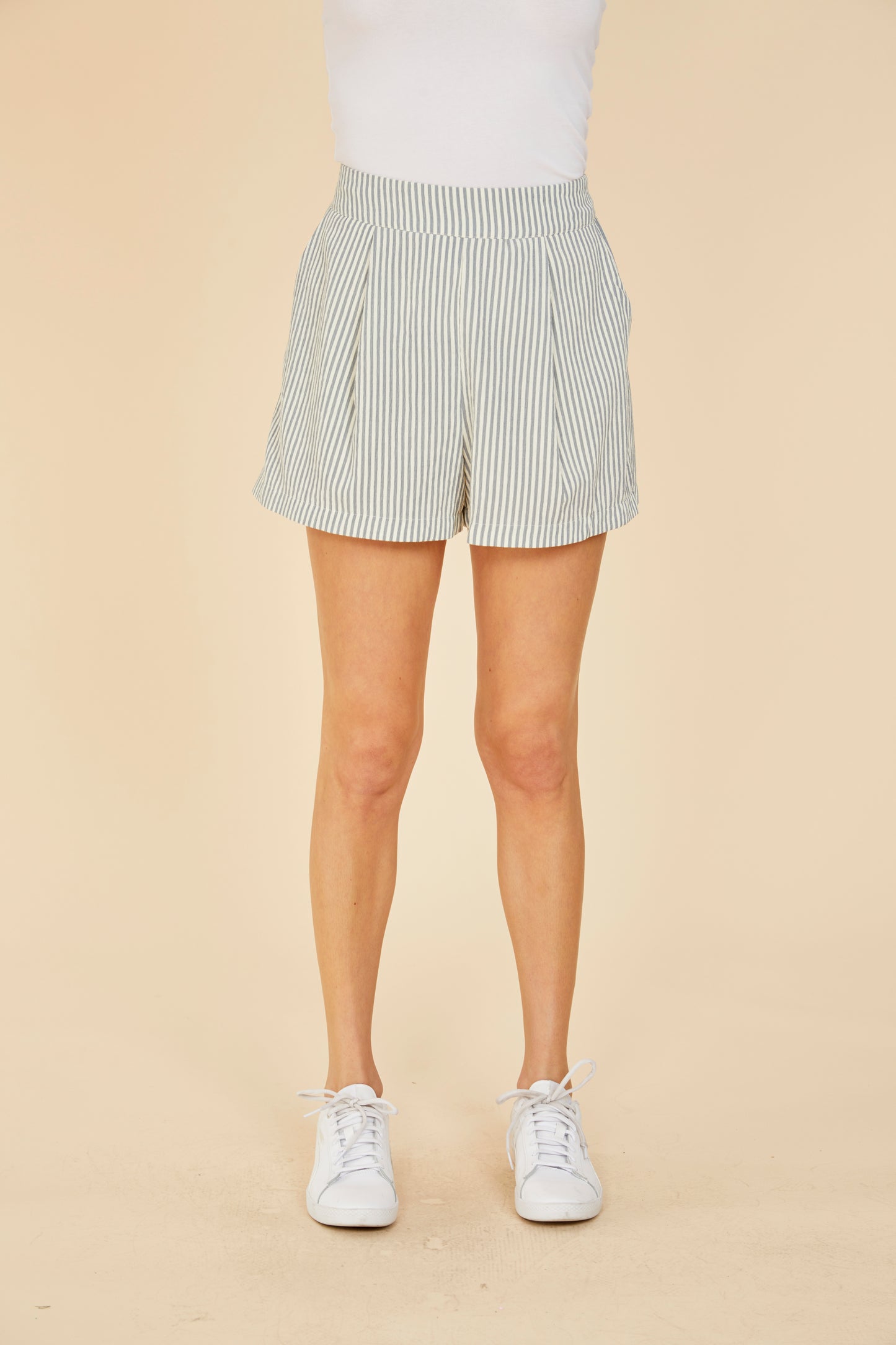 Striped Seer Sucker Shorts