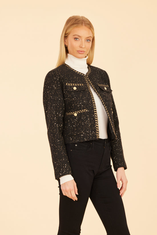 Lurex Tweed Jacket