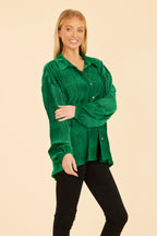 Velvet Long Sleeve Shirt