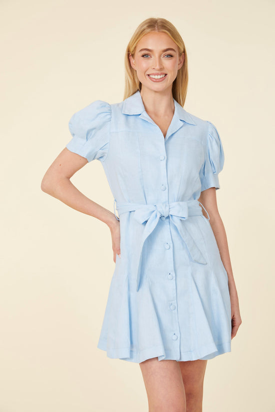 Linen Belted Dress