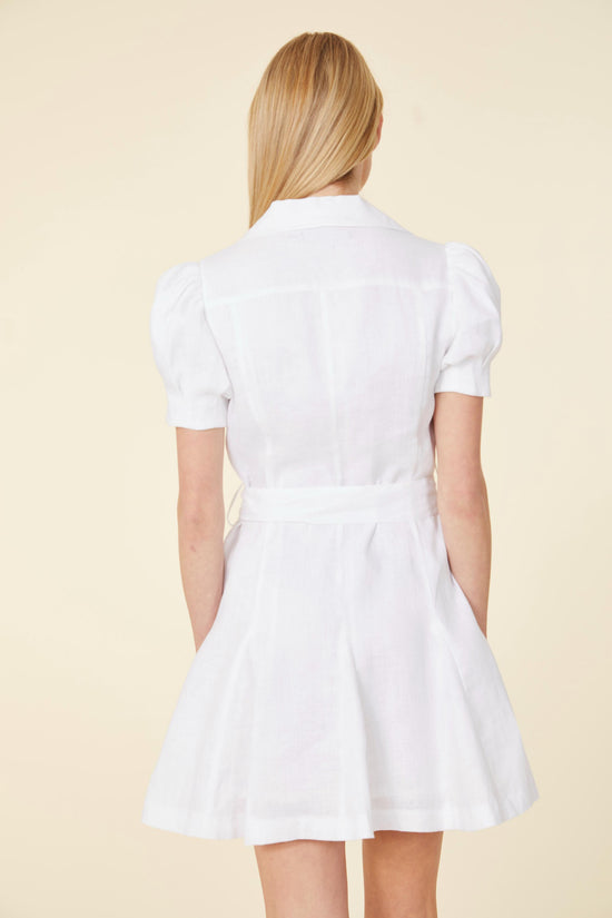 Linen Belted Dress