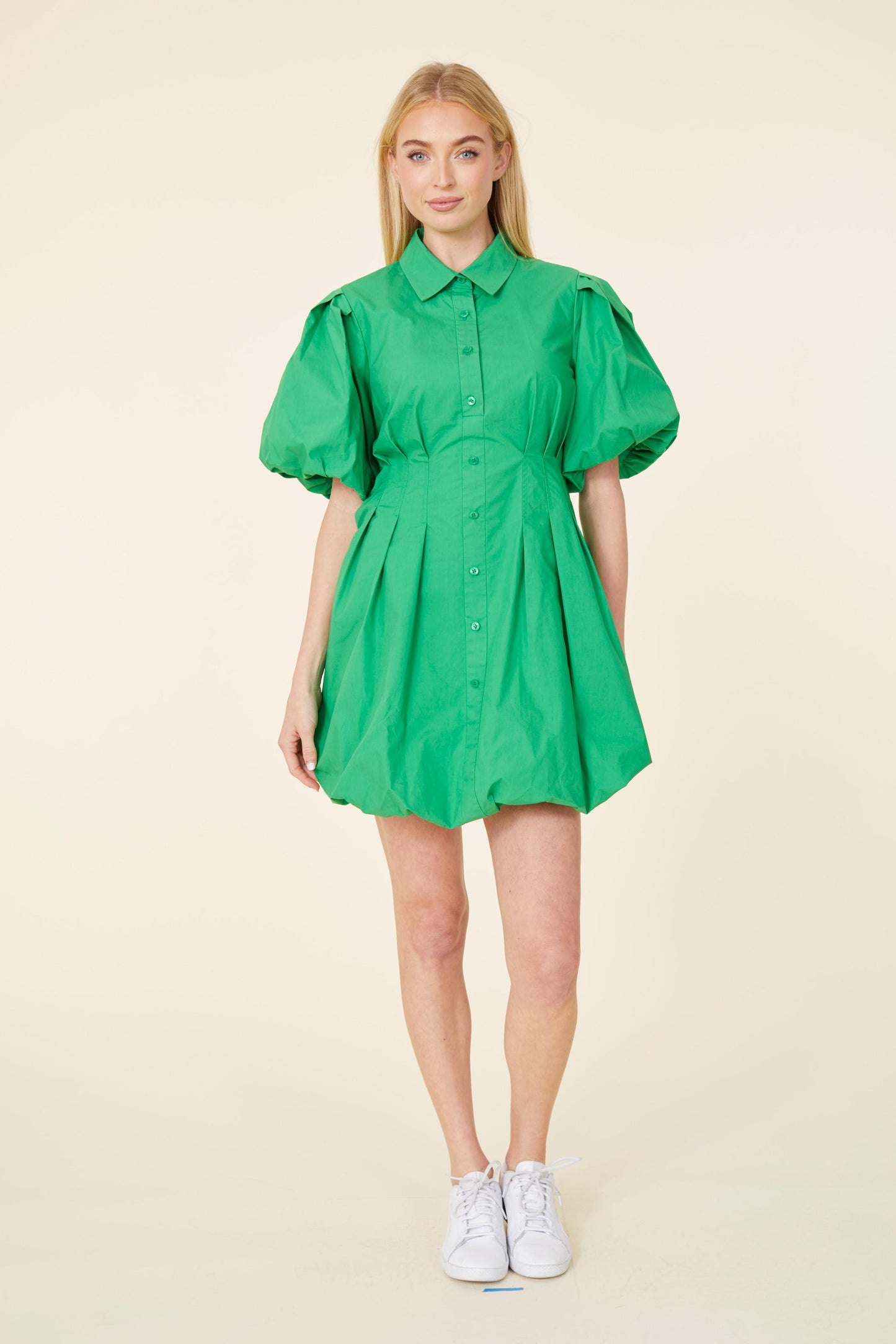 Poplin Balloon Dress