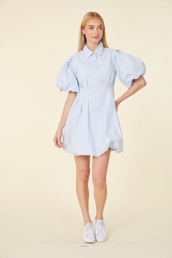 Poplin Balloon Dress