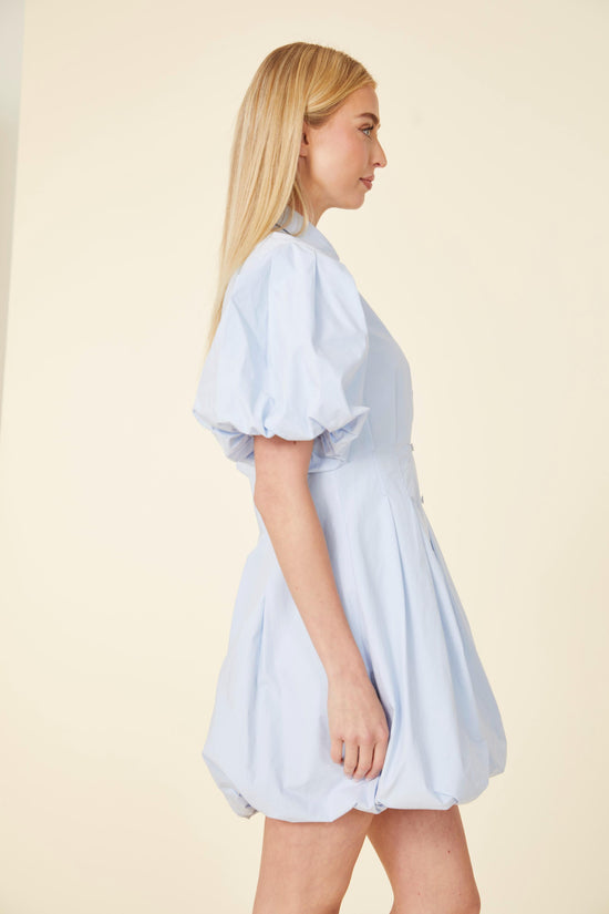 Poplin Balloon Dress