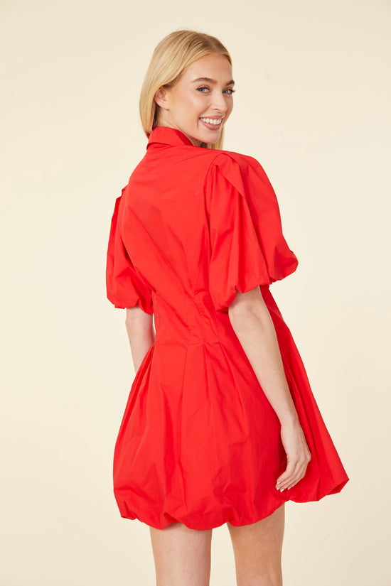 Poplin Balloon Dress