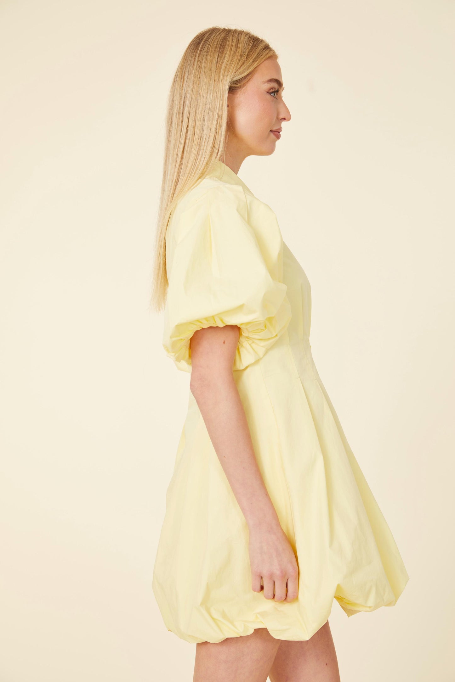 Poplin Balloon Dress