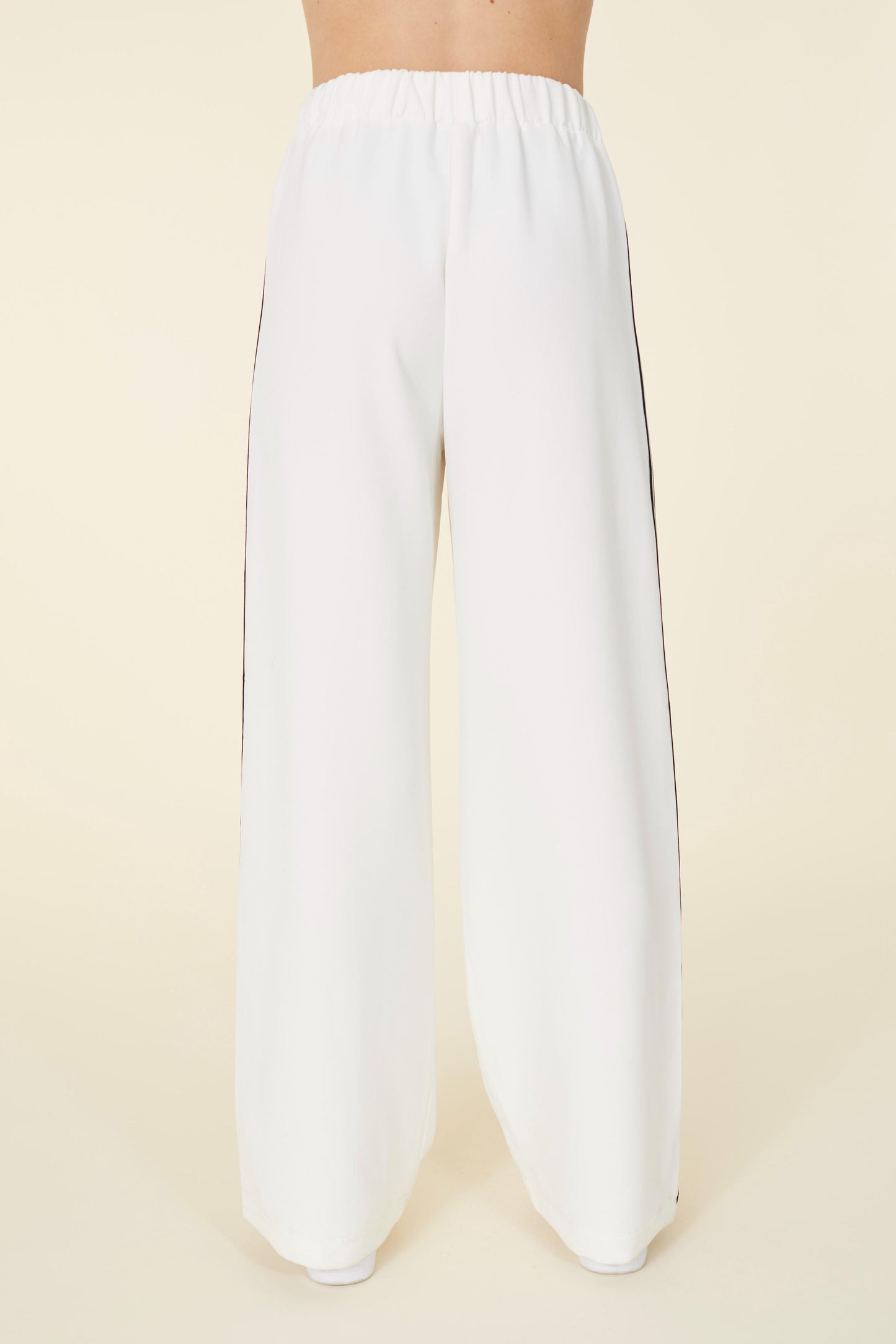 Racer Stripe Wide Leg Pant