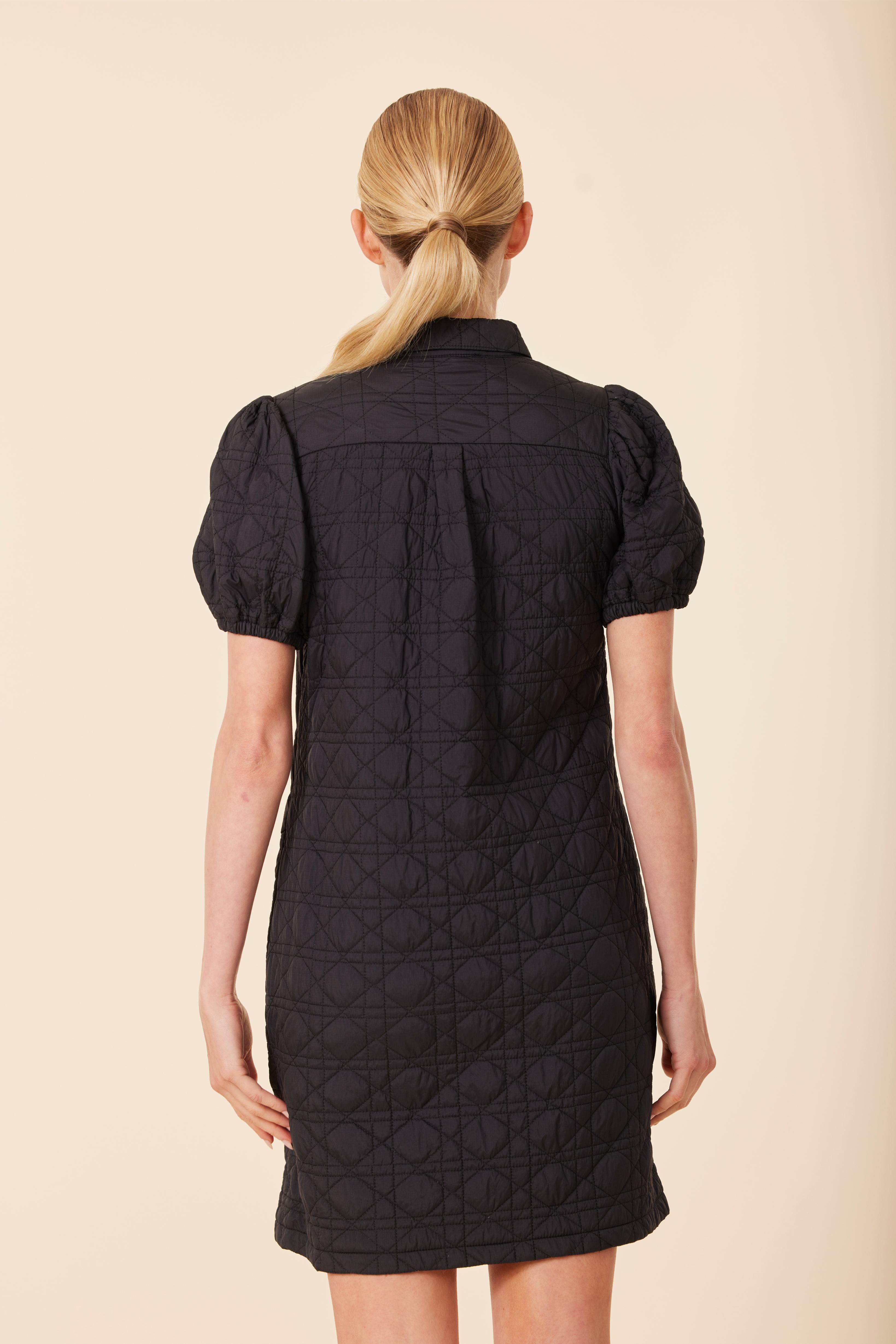 Nylon Quilted Dress