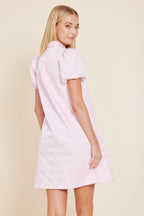 Quilted Collar Dress
