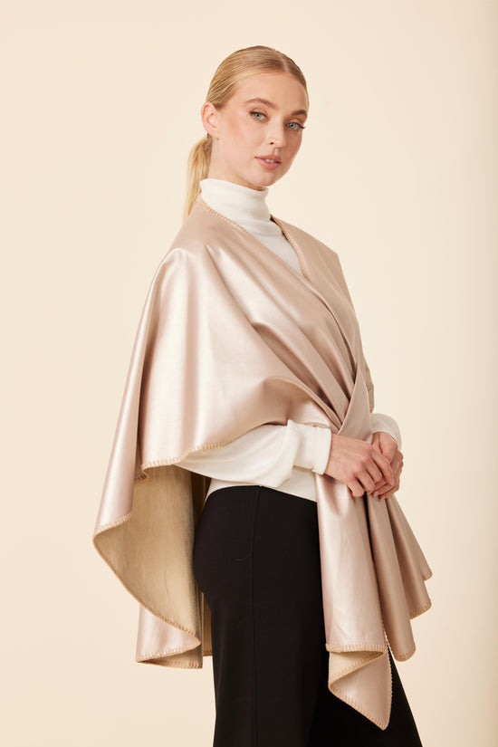 Vegan Leather Tonal Whip Stitch Wrap