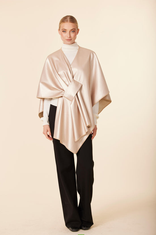 Vegan Leather Tonal Whip Stitch Wrap