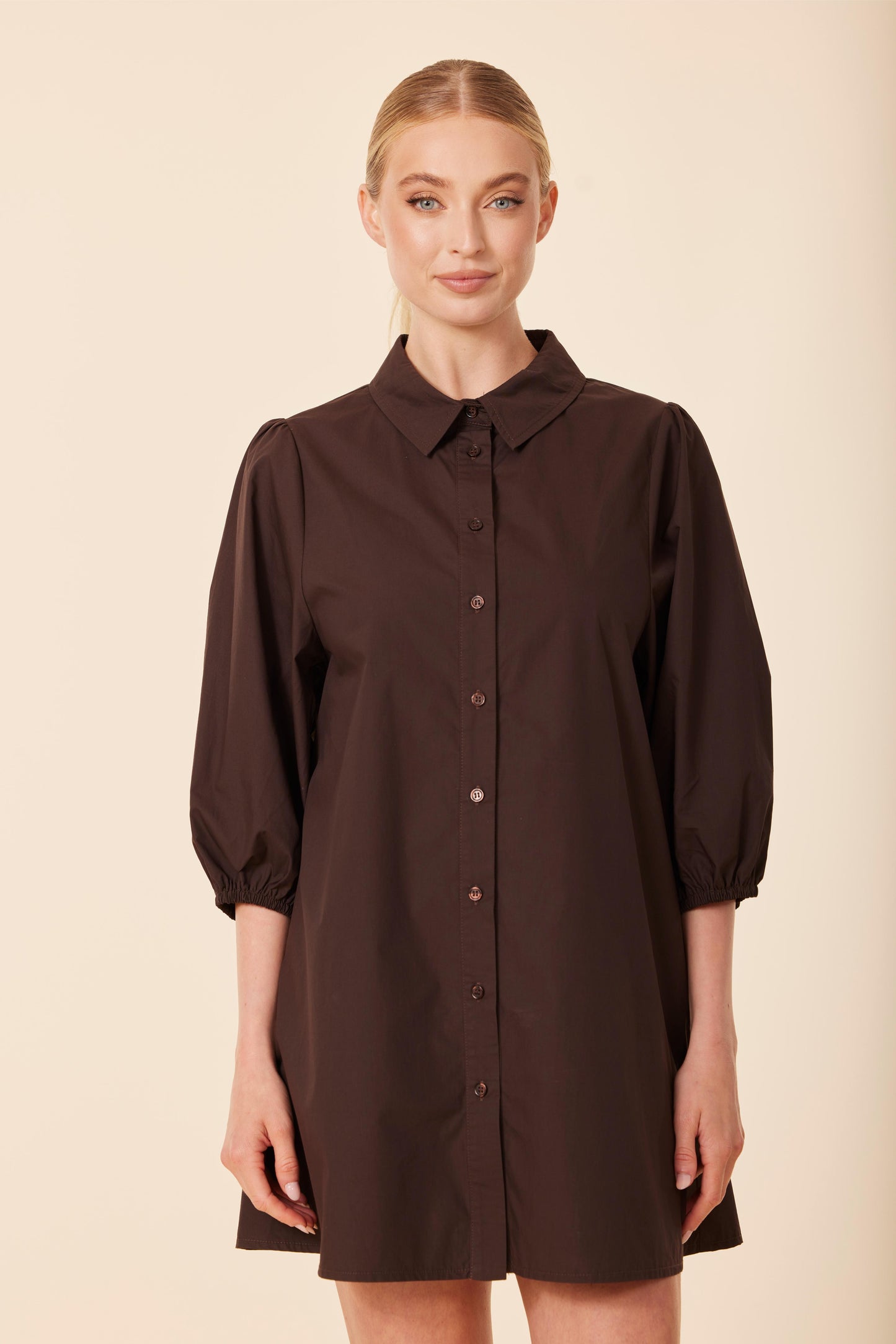 Poplin Exaggerated Sleeve Dress/Tunic