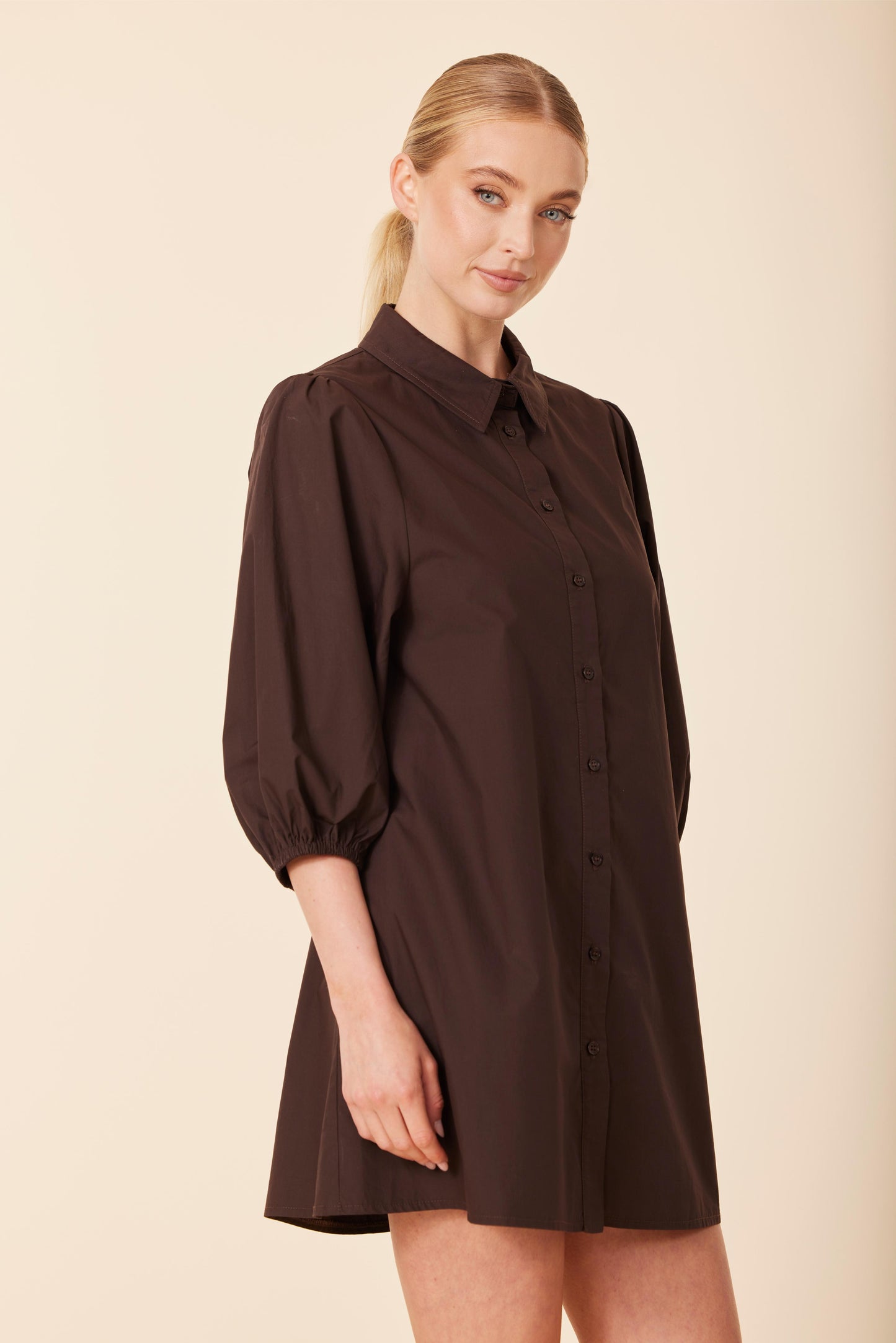 Poplin Exaggerated Sleeve Dress/Tunic