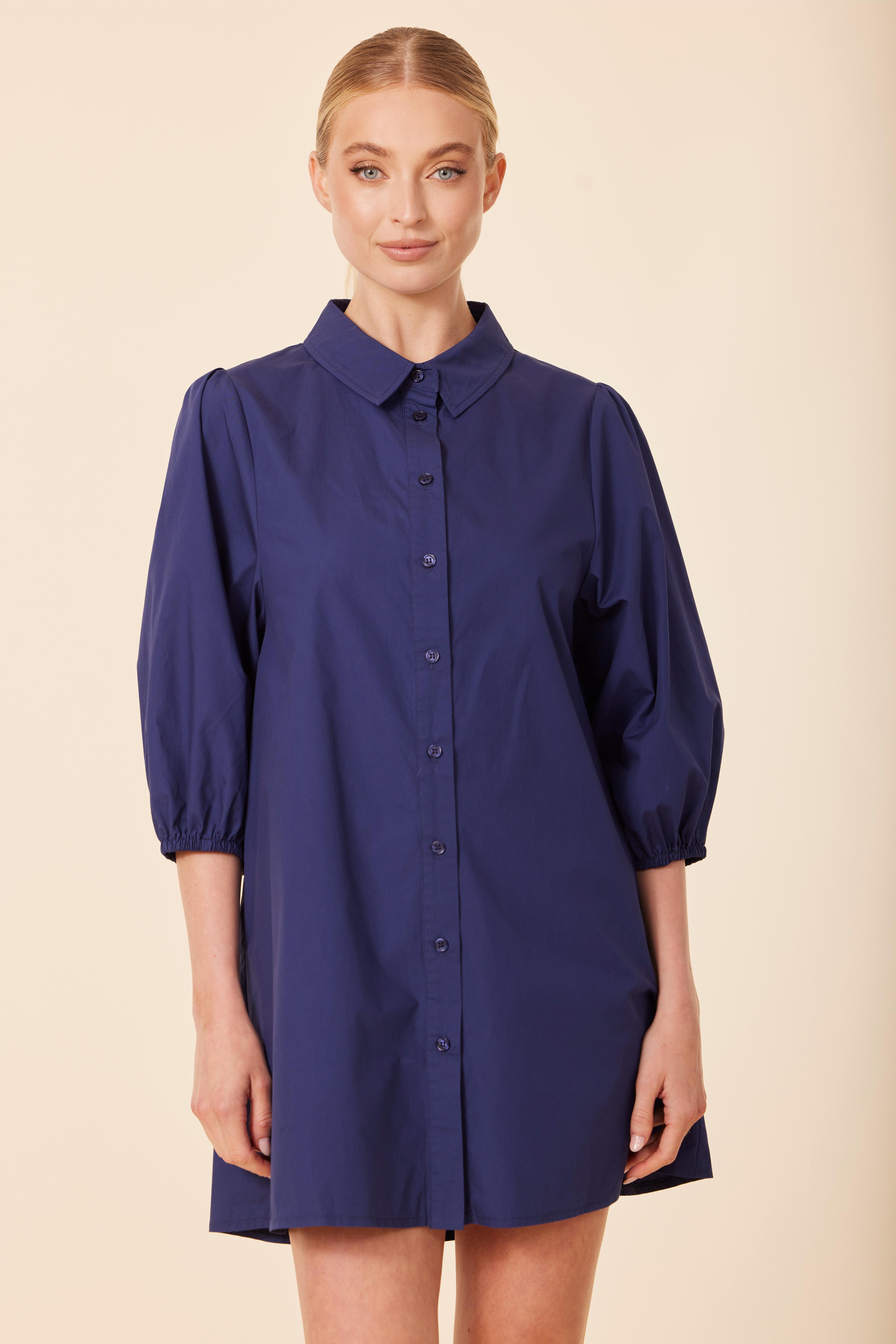 Poplin Exaggerated Sleeve Dress/Tunic