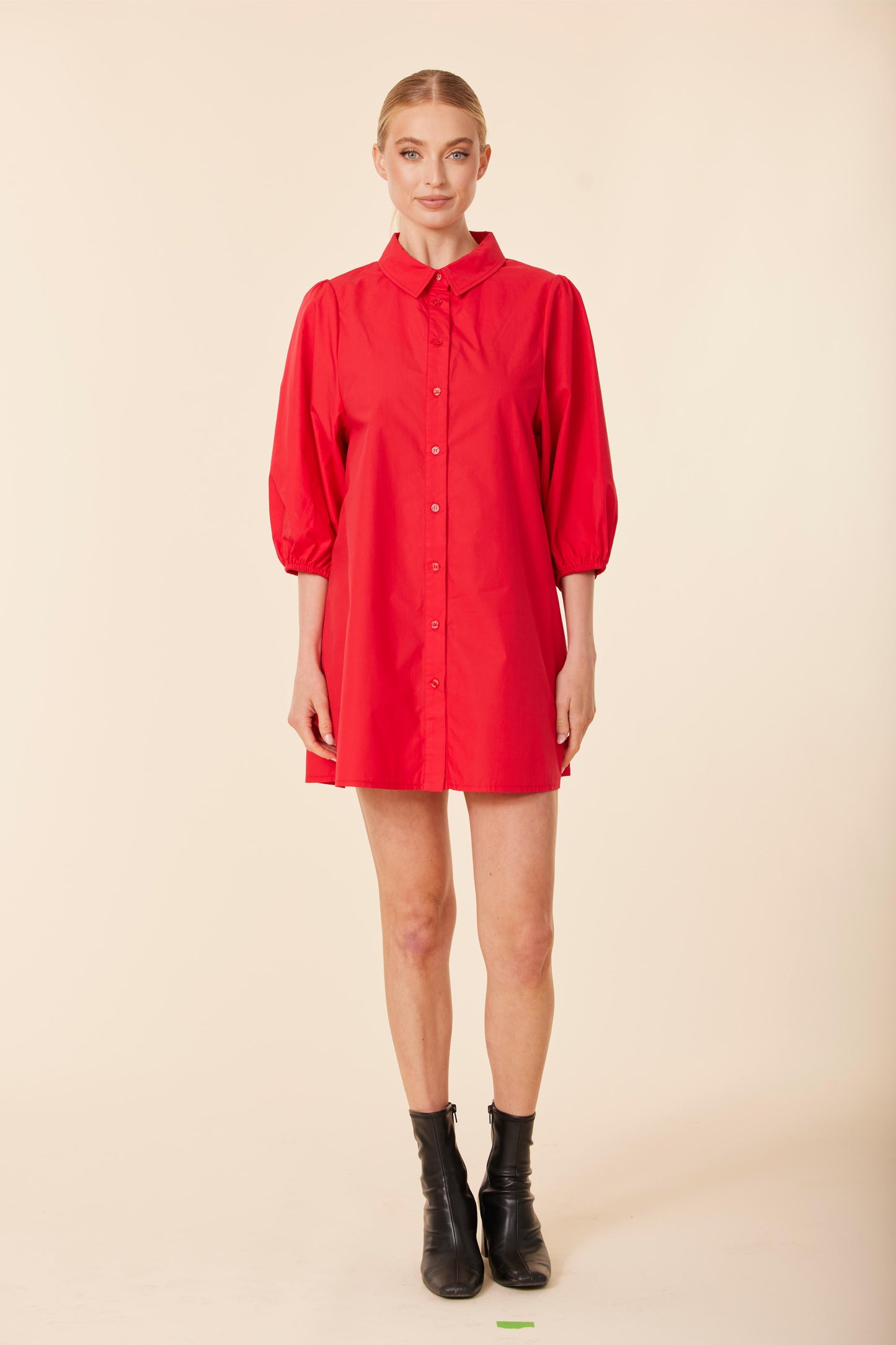 Poplin Exaggerated Sleeve Dress/Tunic