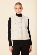 Coco Faux Shearling Vest