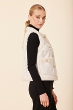Coco Faux Shearling Vest