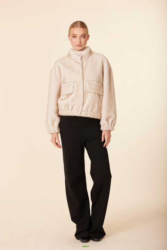 Faux Mink Fur Jacket