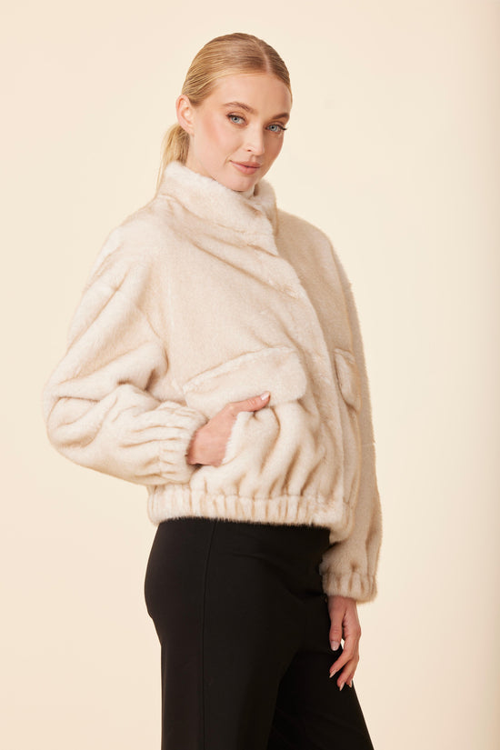 Faux Mink Fur Jacket