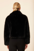 Shaggy Reversible Faux Fur Zip Jacket