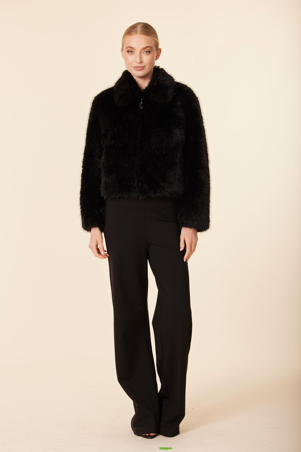 Shaggy Reversible Faux Fur Zip Jacket