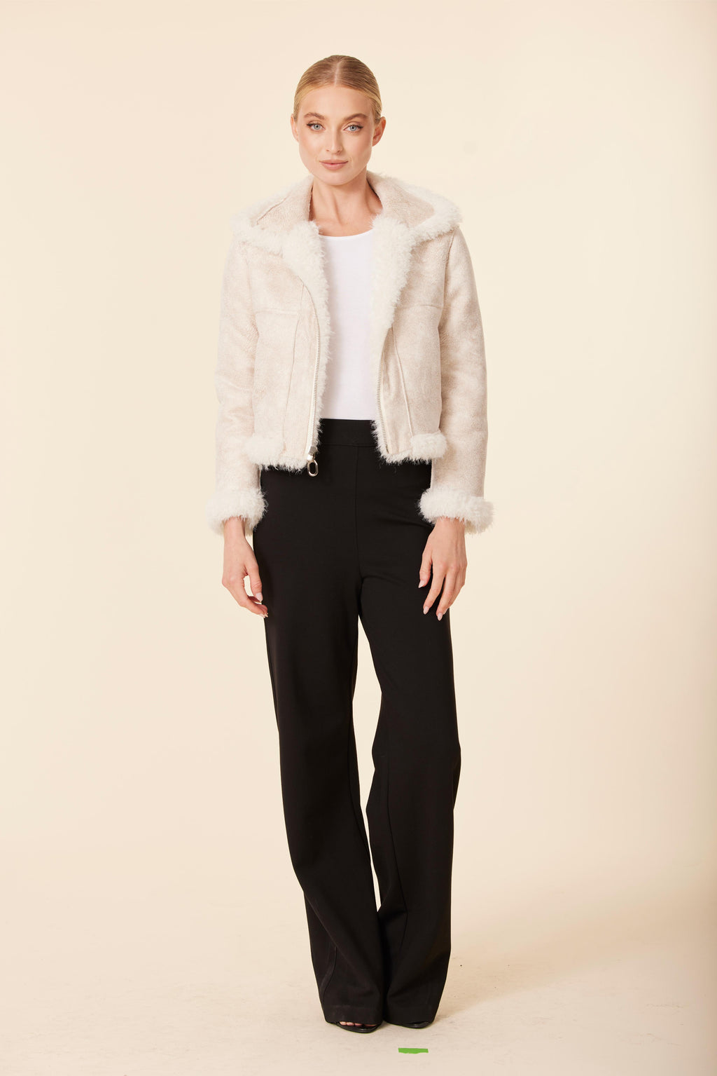 Shaggy Reversible Faux Fur Zip Jacket