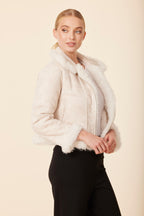 Shaggy Reversible Faux Fur Zip Jacket