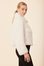 Shaggy Reversible Faux Fur Zip Jacket