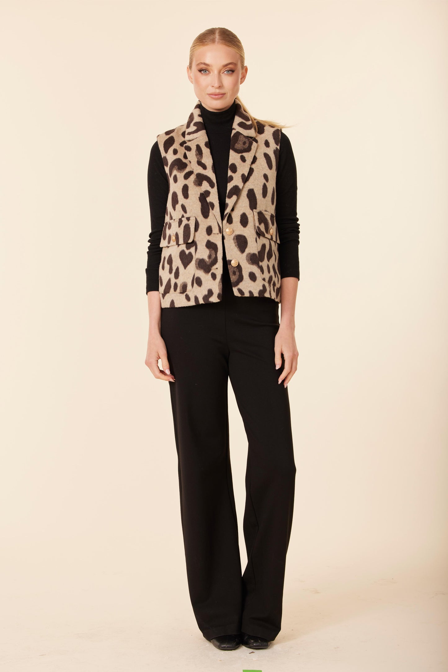 Leopard Vest