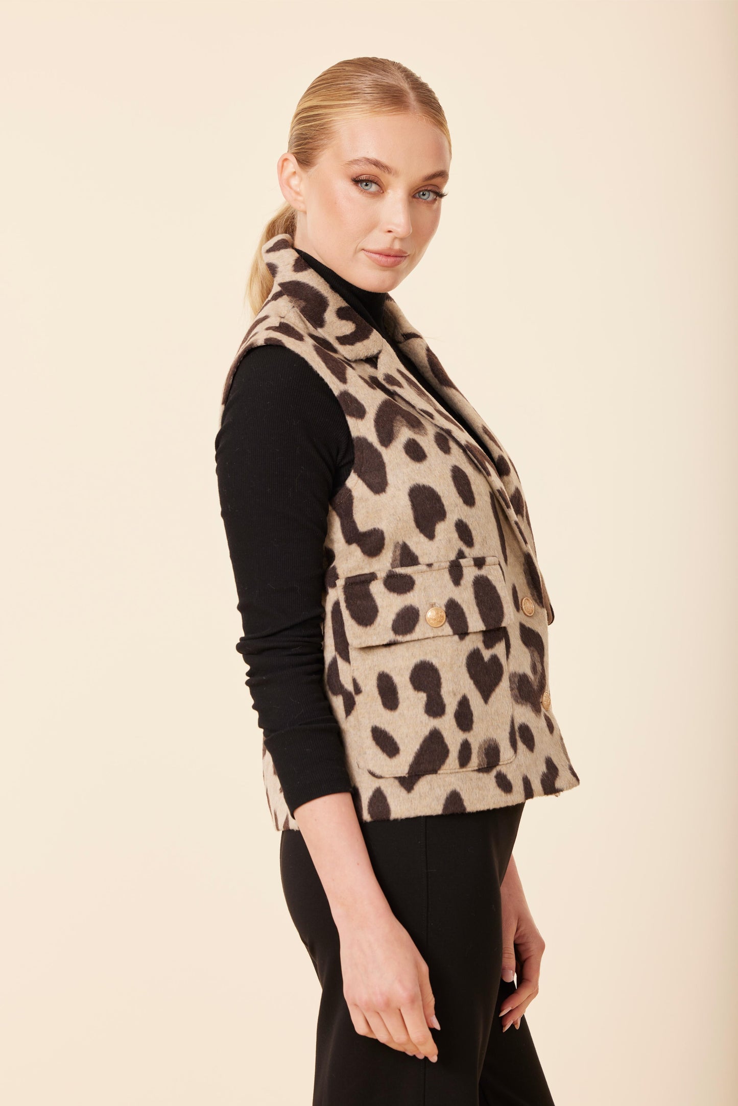 Leopard Vest