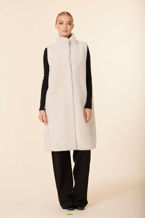 Faux Fur Long Vest