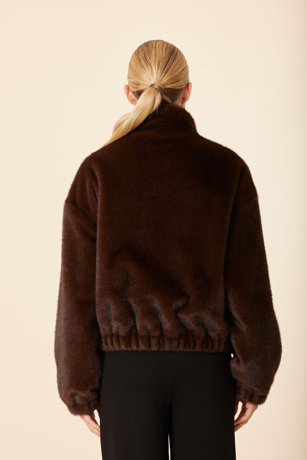 Faux Mink Fur Jacket