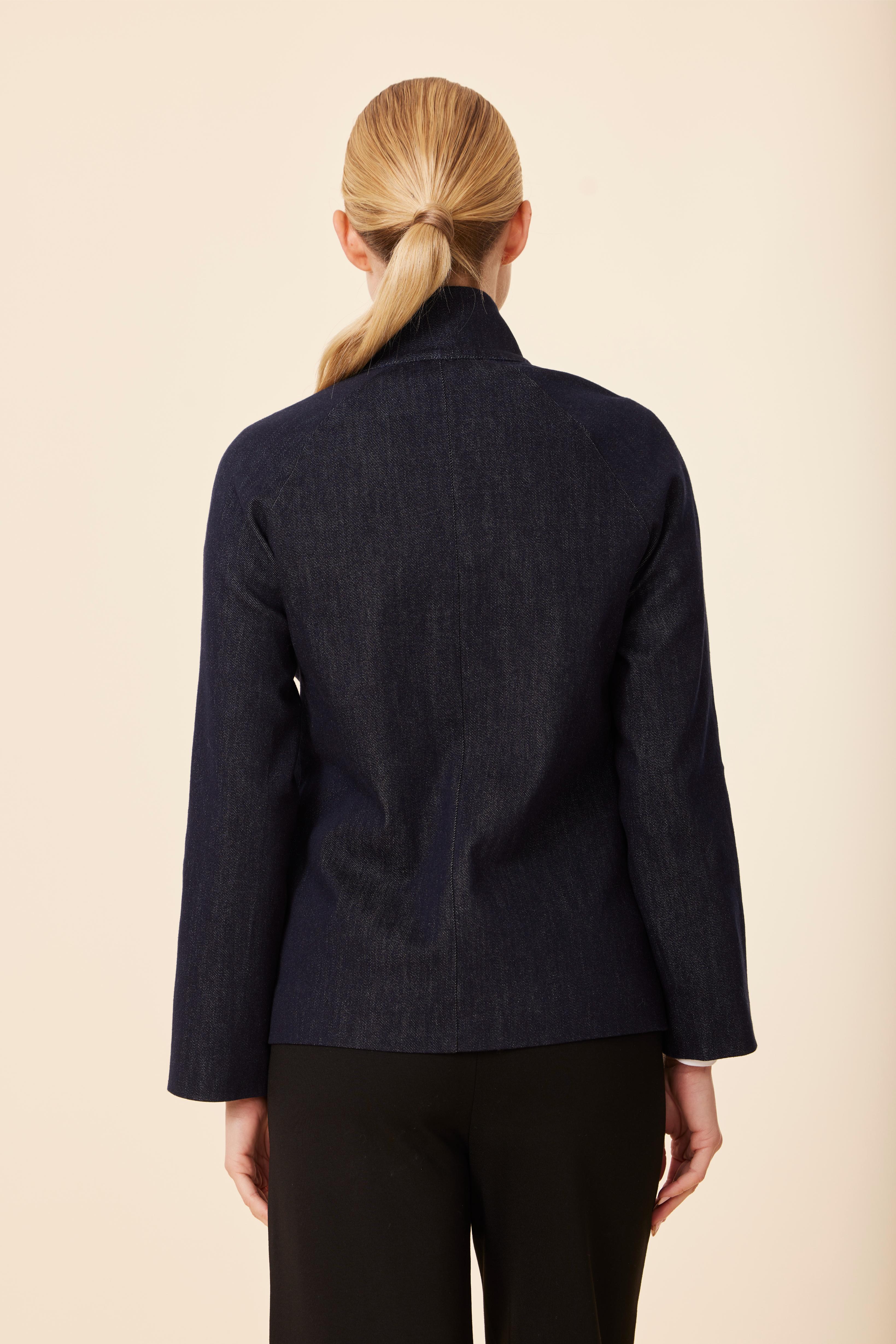 Denim Gold Button Jacket