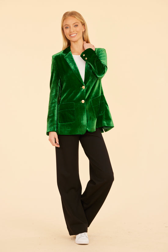 Light Velvet Blazer