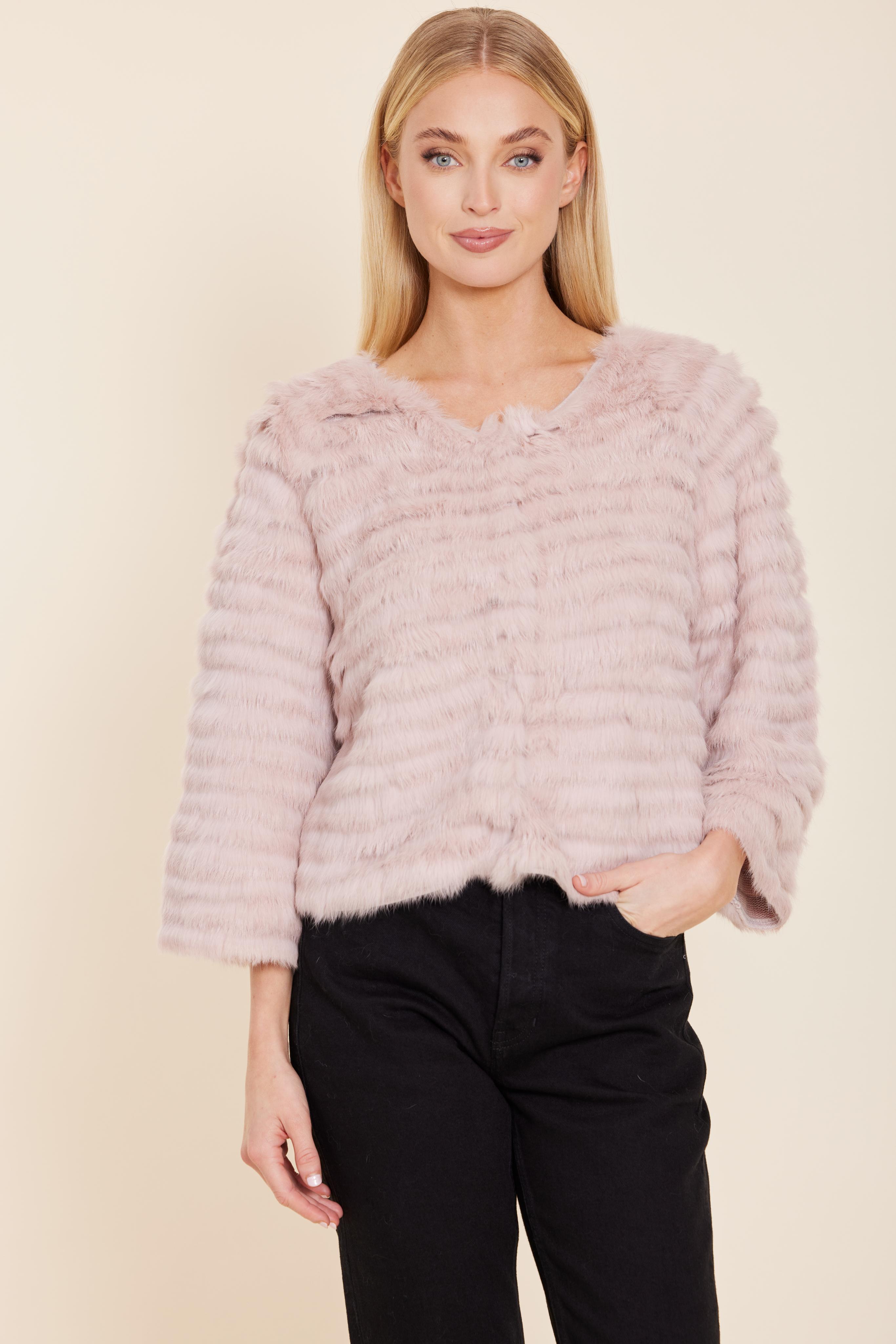 Cropped Fur Jacket