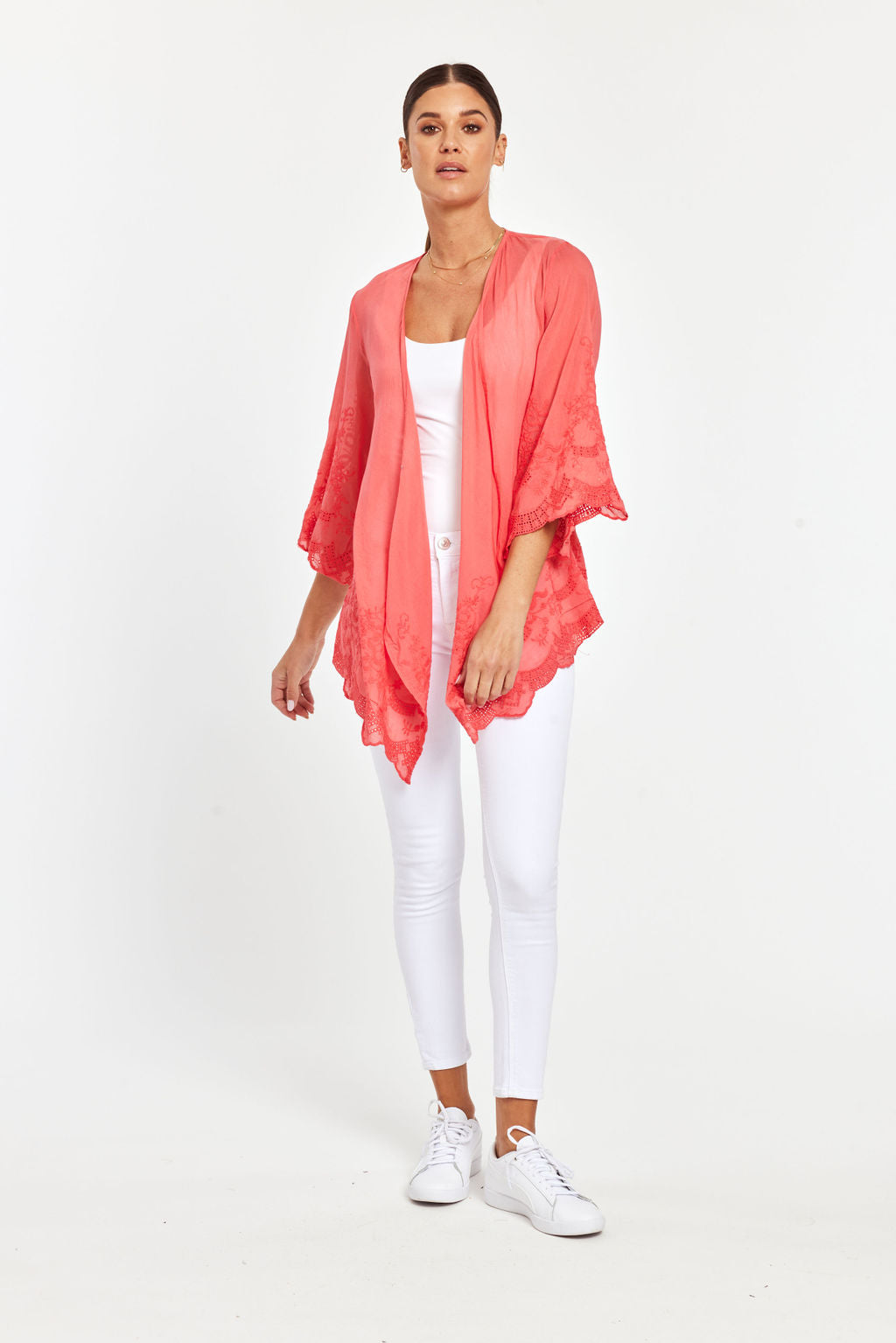 Embroidered Cardigan