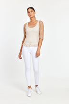 Sheer Pullover Blouse