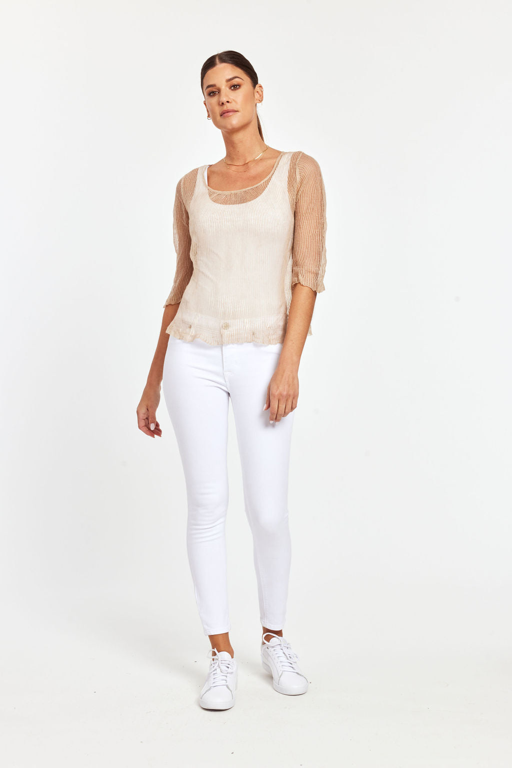 Sheer Pullover Blouse