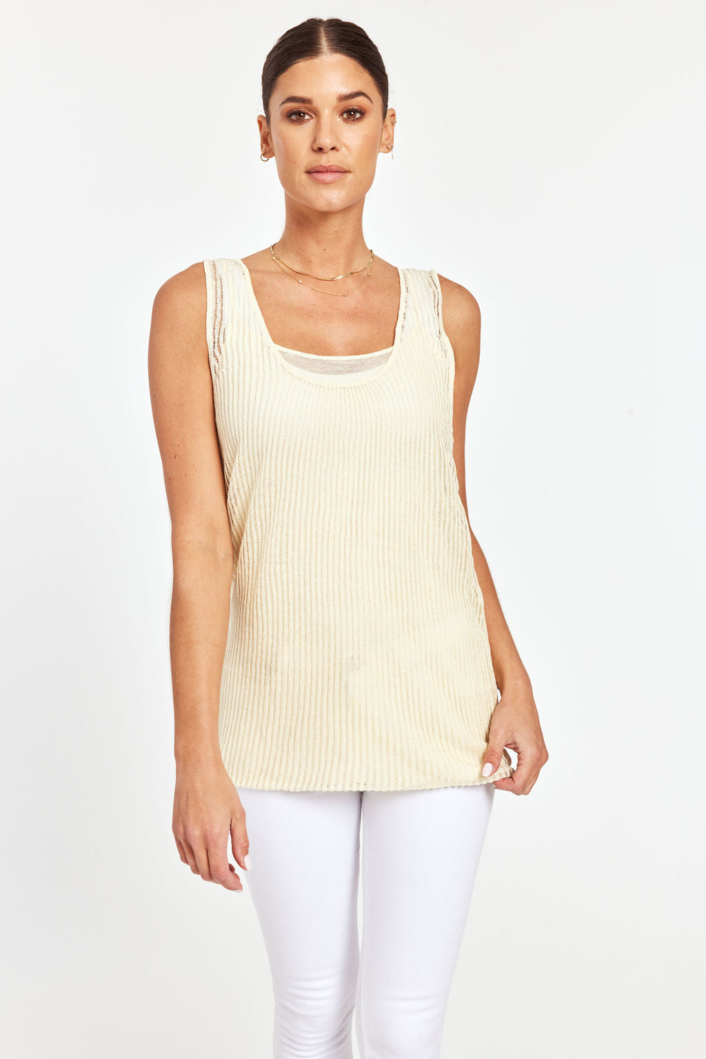 トップス melt the lady sheer hook tank 爆買い 英語 Melt the Tops Tank tank hook sheer lady トップス