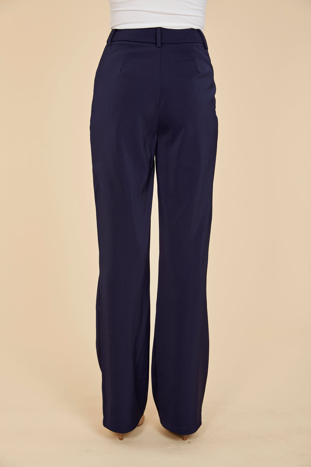 Pleated Wide Leg Trouser