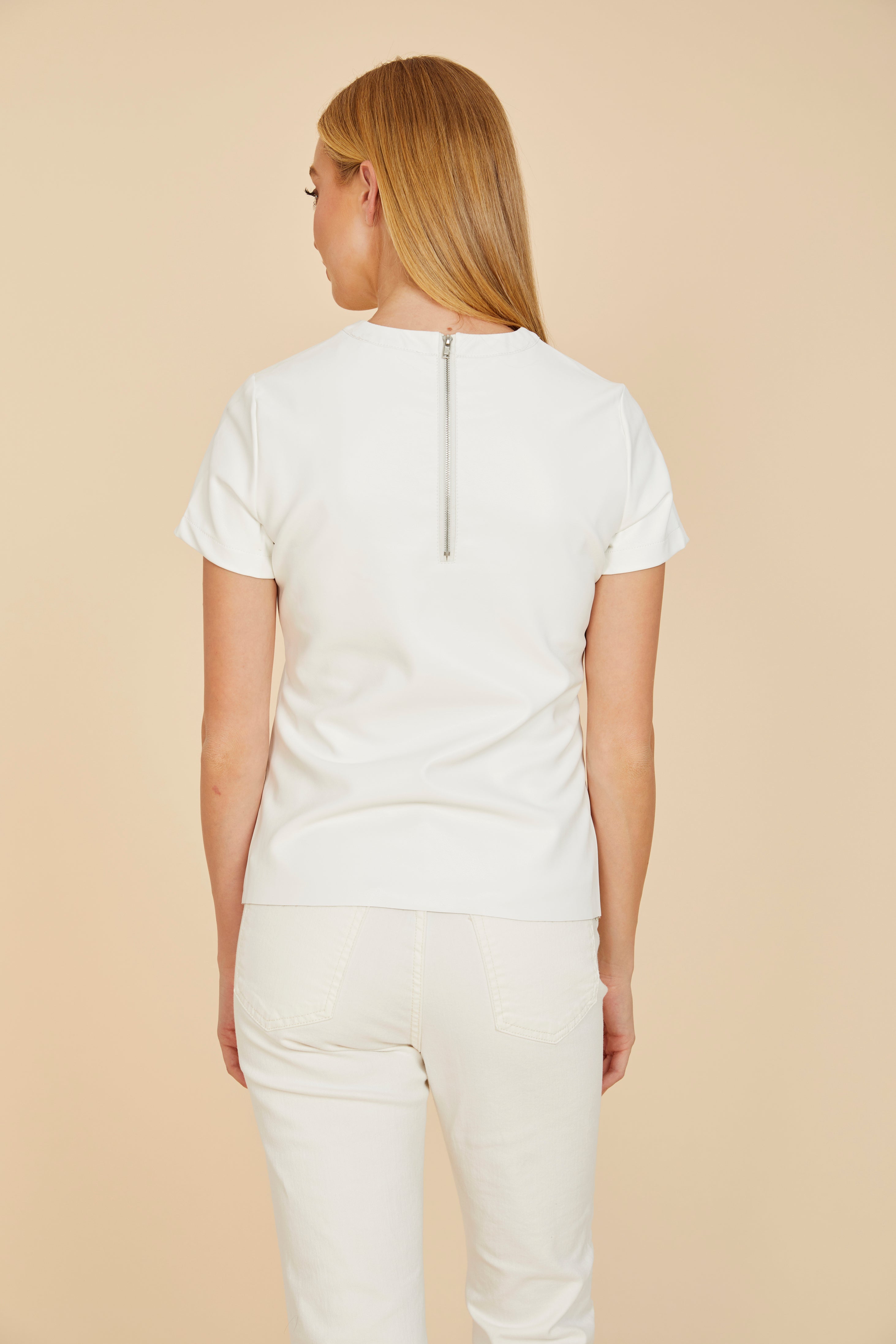 Faux Leather TShirt